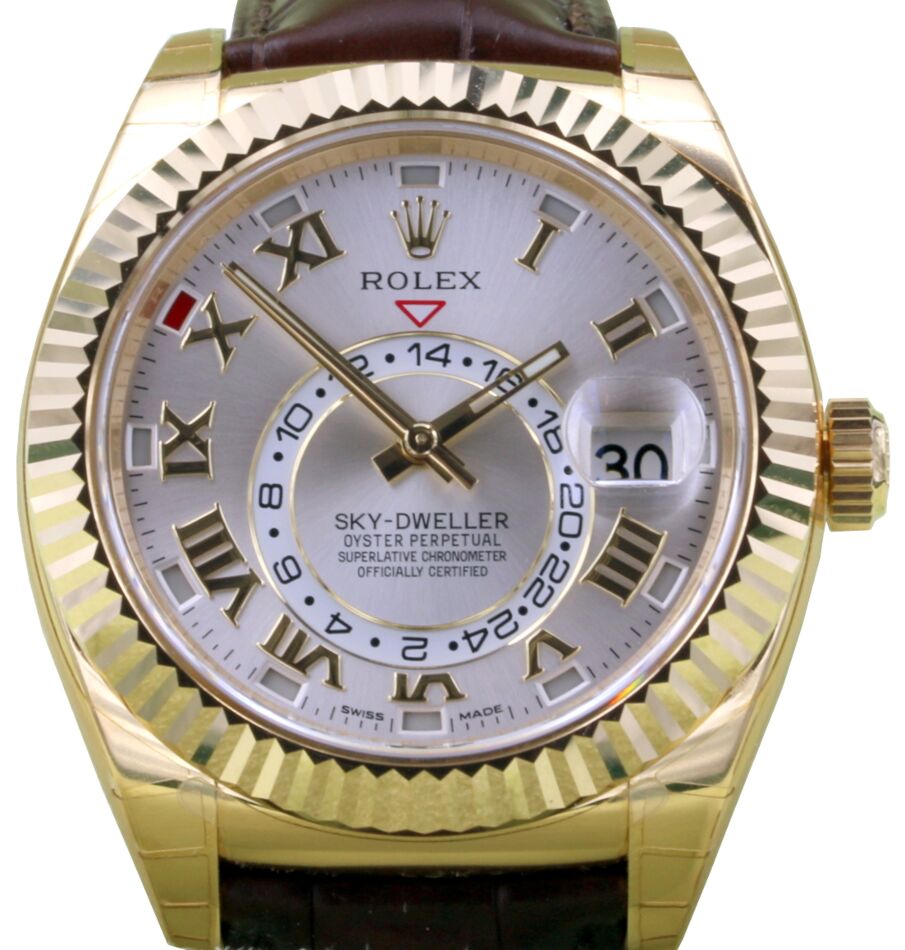 Rolex Sky-Dweller 42 mm 326138 bnib Yellow Gold Luminous