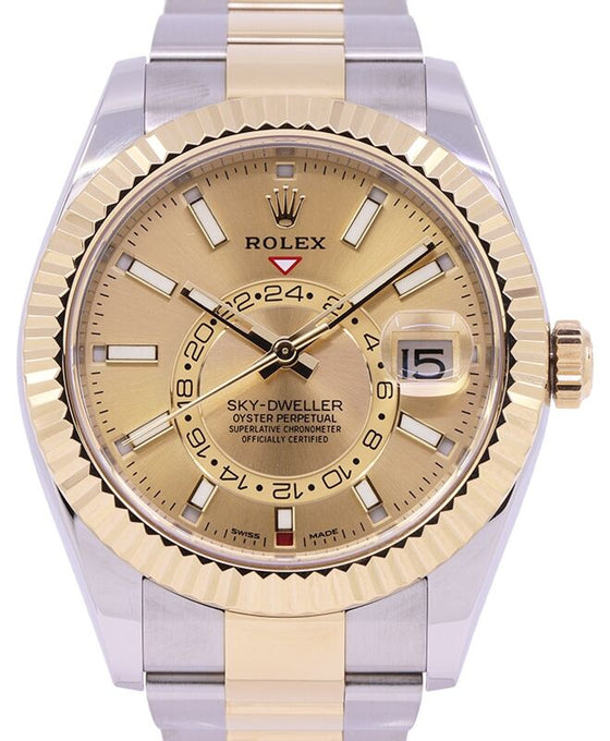 Rolex Sky-Dweller 42 mm 326933C1 Steel/Yellow Gold Luminous