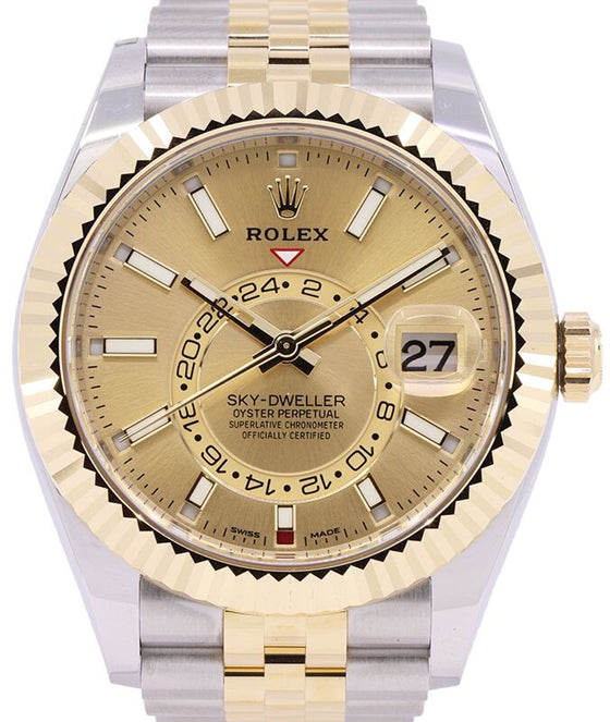 Rolex Sky-Dweller 42 mm 326933CSJ1 Steel/Yellow Gold Luminous