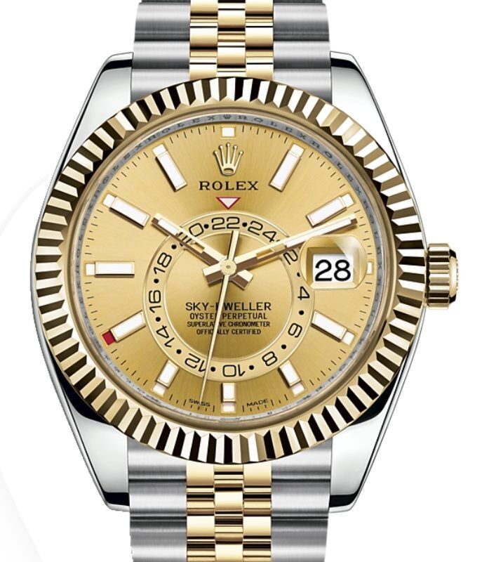 Rolex Sky-Dweller 42 mm 326933CSJ Steel/Yellow Gold Luminous