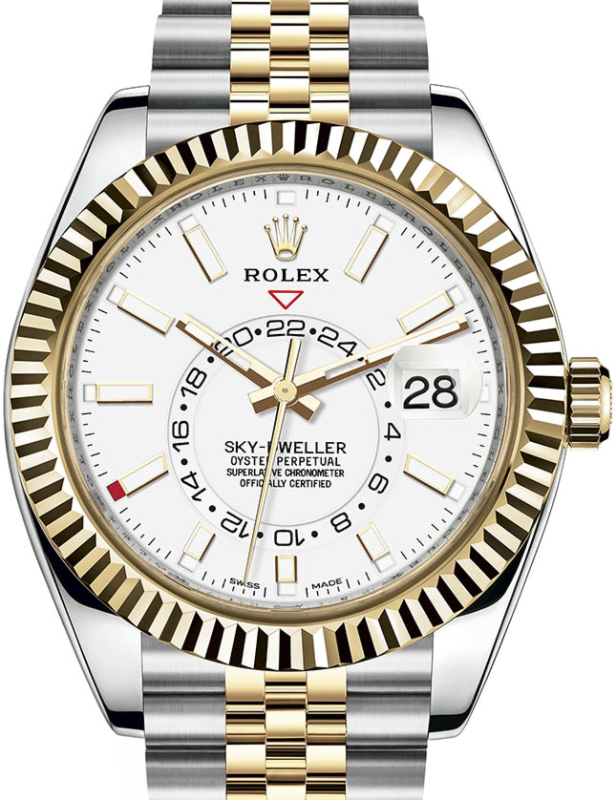 Rolex Sky-Dweller 42 mm 326933WSJ Steel/Yellow Gold Luminous