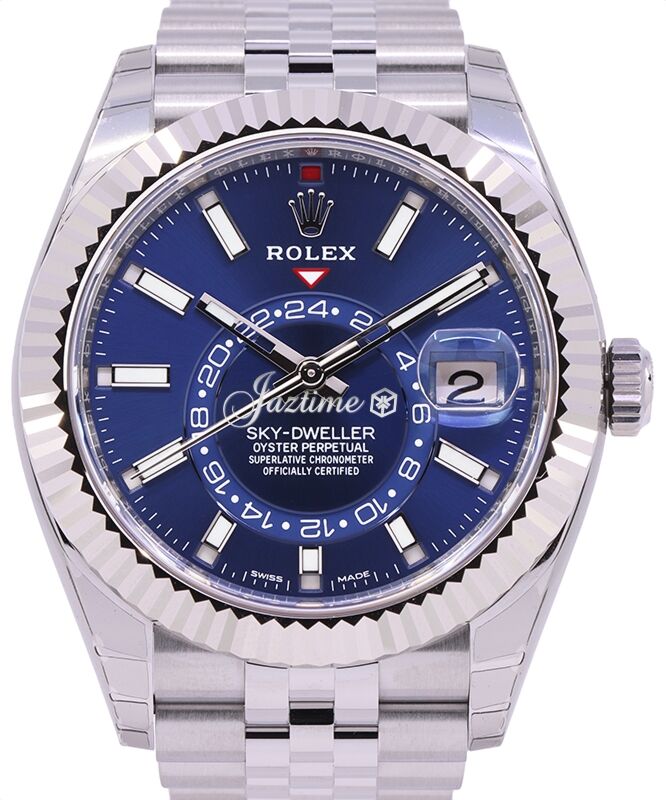 Rolex Sky-Dweller 42 mm 326934BLSJ1 Steel/White Gold Luminous