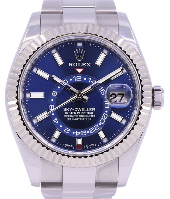 Rolex Sky-Dweller 42 mm 326934BLU1 Steel/White Gold Luminous