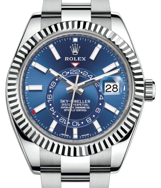 Rolex Sky-Dweller 42 mm 326934BLU Steel/White Gold Luminous