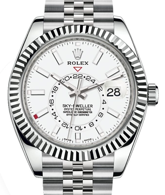 Rolex Sky-Dweller 42 mm 326934WSJ Steel/White Gold Luminous