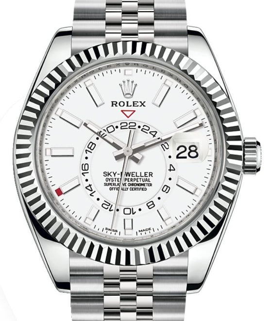 Rolex Sky-Dweller 42 mm 326934WSJ Steel/White Gold Luminous