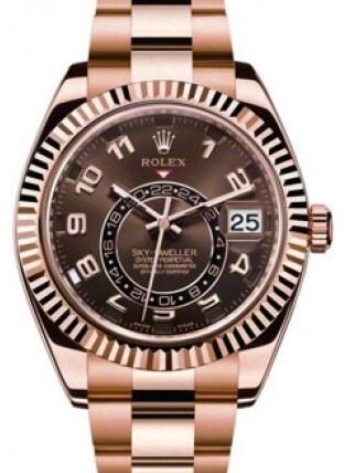 Rolex Sky-Dweller 42 mm 326935CHO Rose Gold Luminous