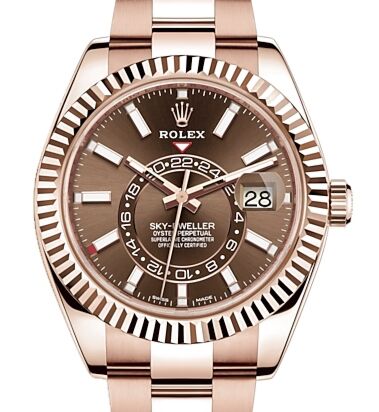 Rolex Sky-Dweller 42 mm 326935CHSO Rose Gold Luminous