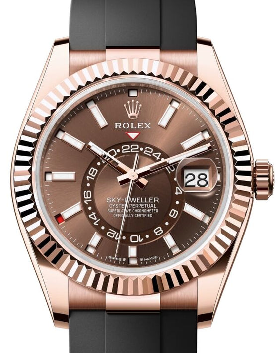Rolex Sky-Dweller 42 mm 336235CSR Rose Gold Luminous