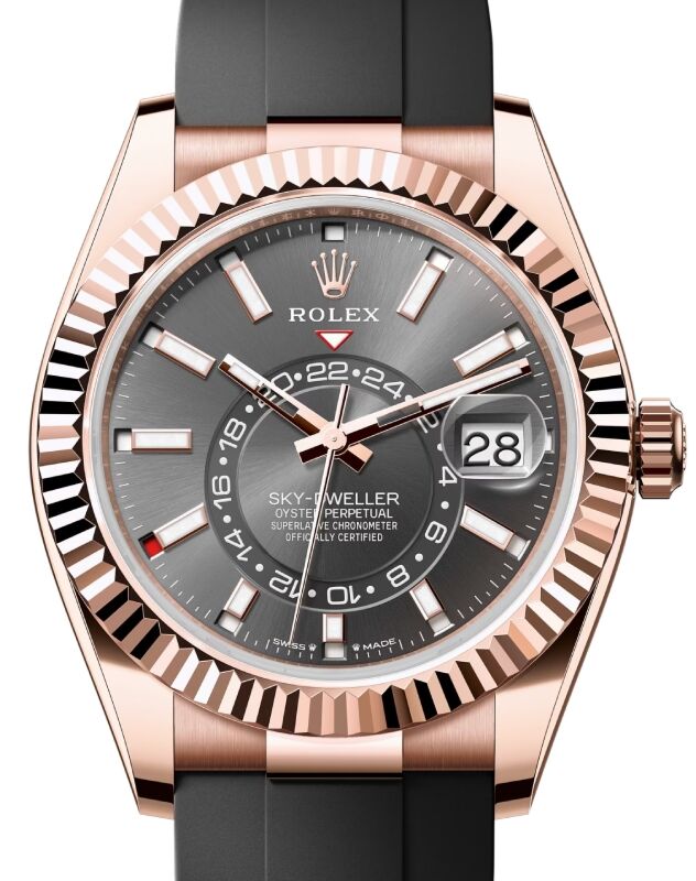 Rolex Sky-Dweller 42 mm 336235SSR Rose Gold Luminous