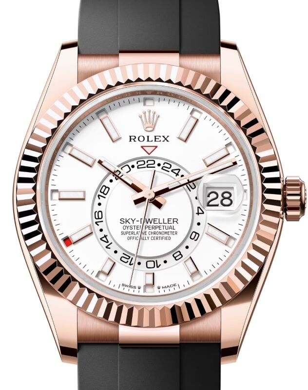 Rolex Sky-Dweller 42 mm 336235WSR Rose Gold Luminous