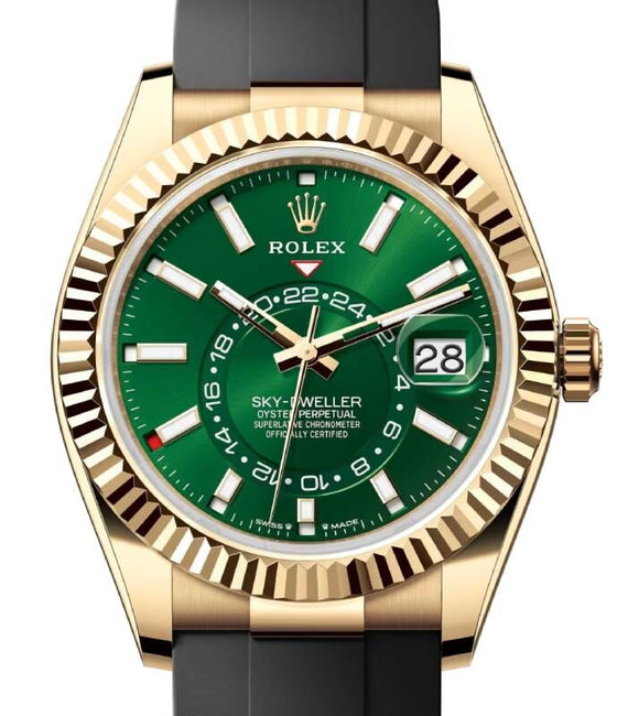 Rolex Sky-Dweller 42 mm 336238BG Yellow Gold Luminous