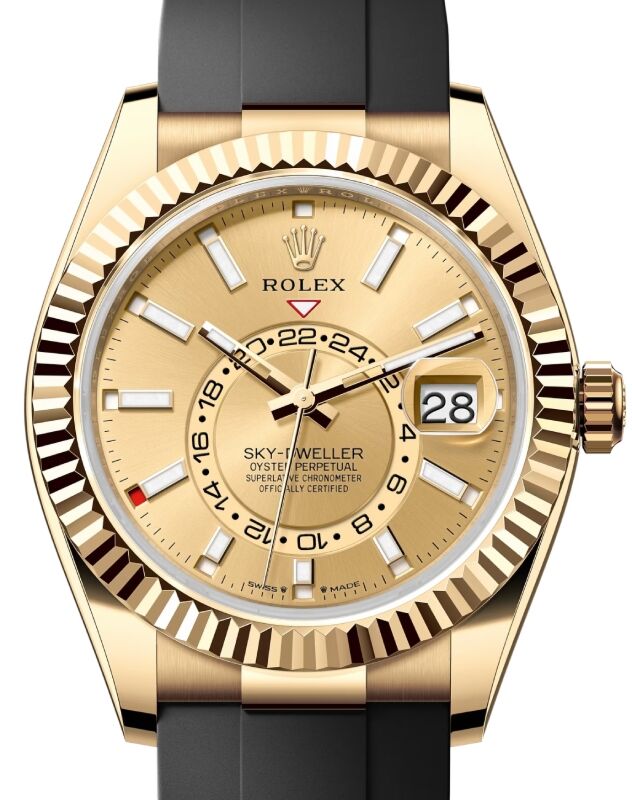 Rolex Sky-Dweller 42 mm 336238CSR Yellow Gold Luminous