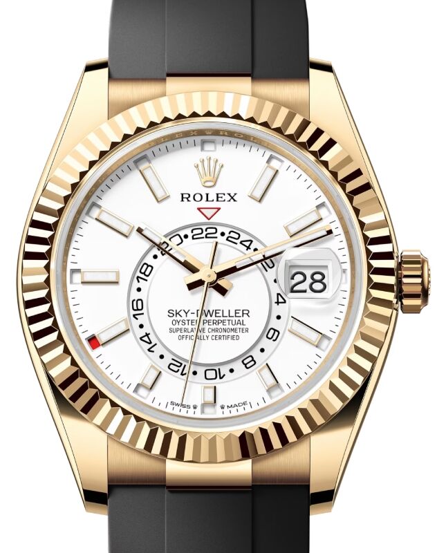 Rolex Sky-Dweller 42 mm 336238IWSR Yellow Gold Luminous