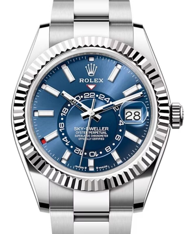 Rolex Sky-Dweller 42 mm 336934BLUSO Steel/White Gold Luminous