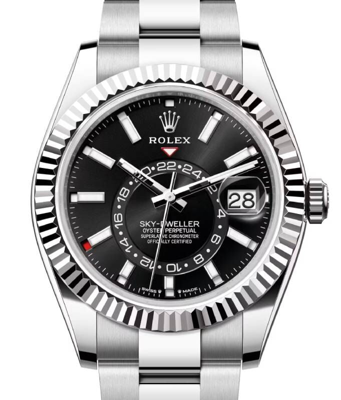 Rolex Sky-Dweller 42 mm 336934BSO Steel/White Gold Luminous