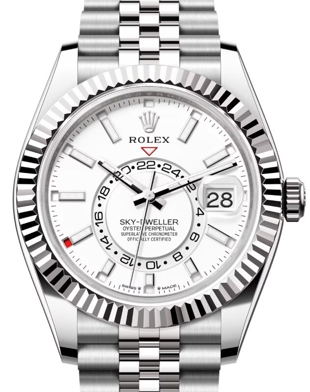 Rolex Sky-Dweller 42 mm 336934WSJ Steel/White Gold Luminous