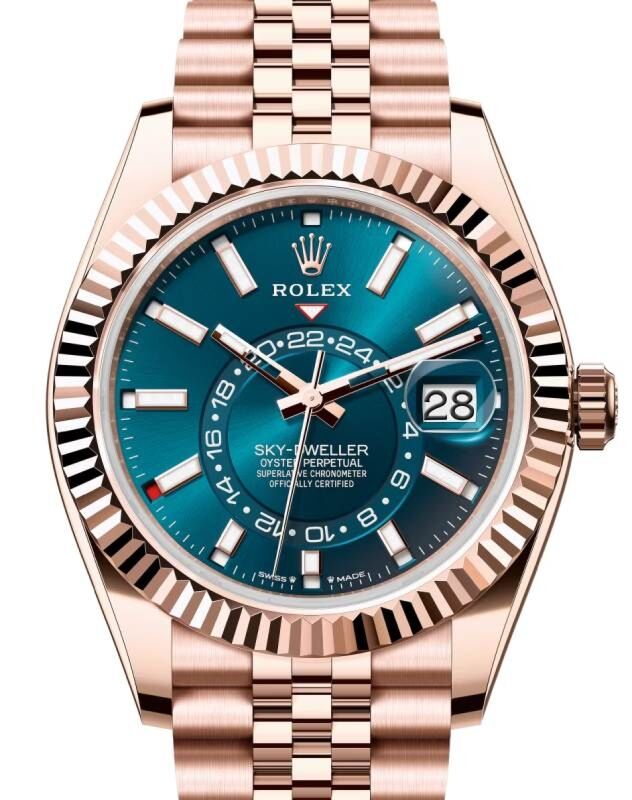 Rolex Sky-Dweller 42 mm 336935BGSJ Rose Gold Luminous