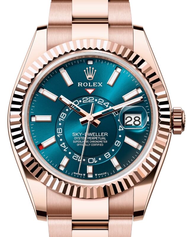 Rolex Sky-Dweller 42 mm 336935BGSO Rose Gold Luminous