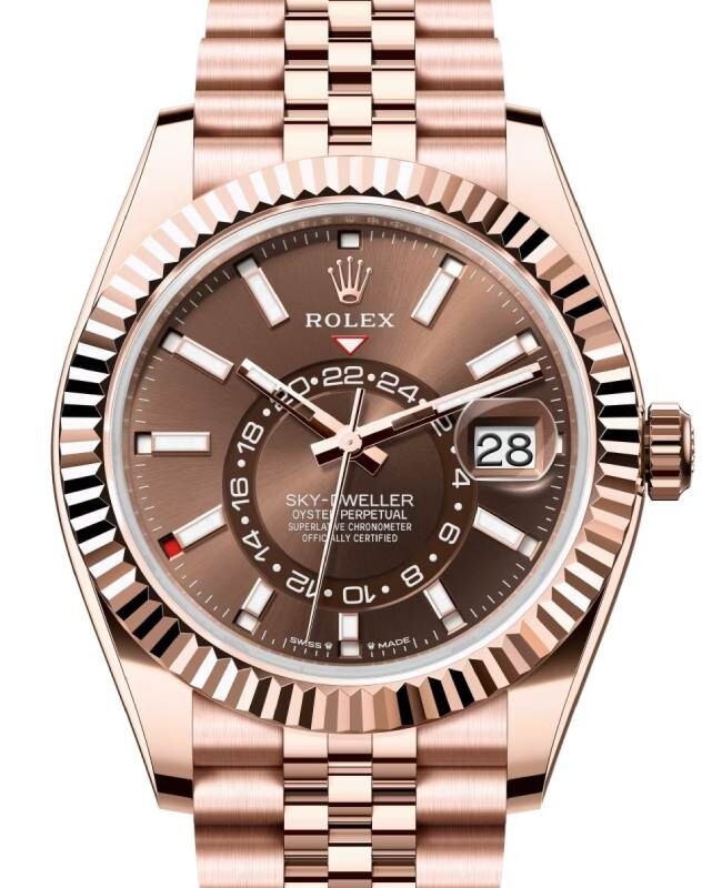 Rolex Sky-Dweller 42 mm 336935CHOSJ Rose Gold Luminous