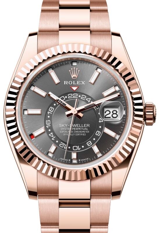 Rolex Sky-Dweller 42 mm 336935SSO Rose Gold Luminous