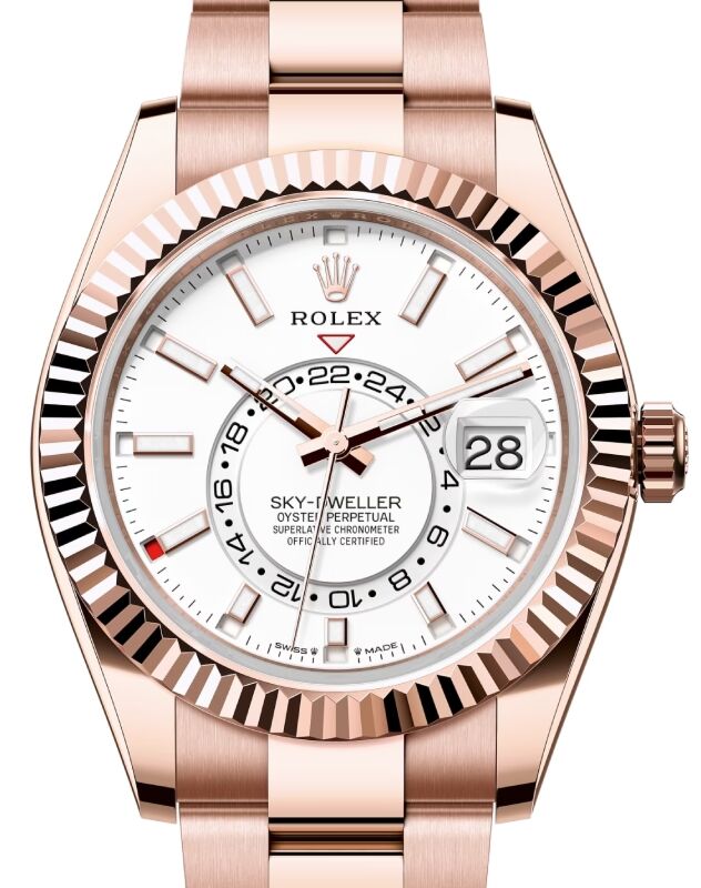 Rolex Sky-Dweller 42 mm 336935WSO Rose Gold Luminous