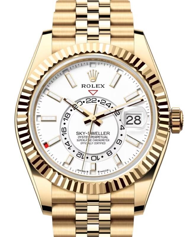 Rolex Sky-Dweller 42 mm 336938WSJ Yellow Gold Luminous