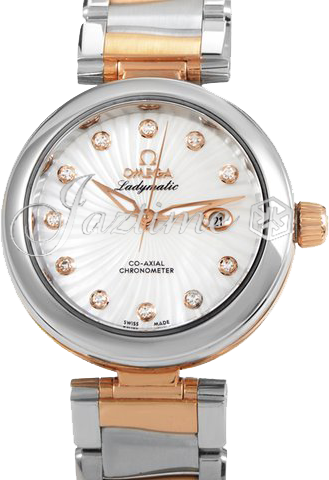 OMEGA 425.20.34.20.55.001 Ladymatic 34 mm Steel-Red Gold BRAND NEW
