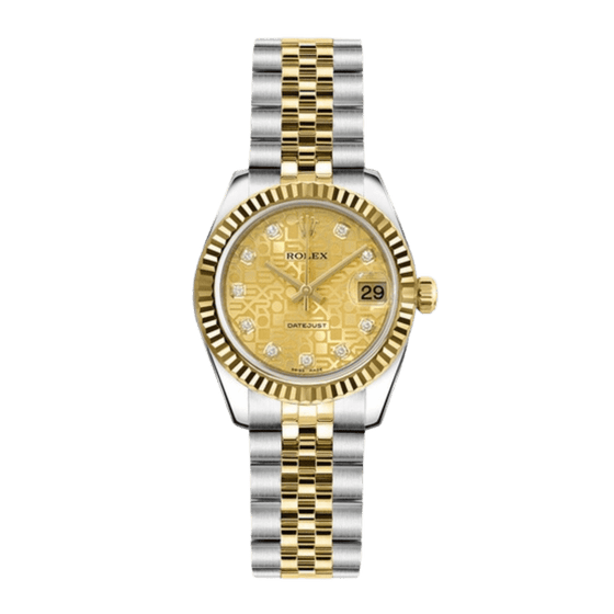 Rolex Lady-Datejust 26 26 mm 179173-CGDMOPDO Steel/Yellow Gold Champagne