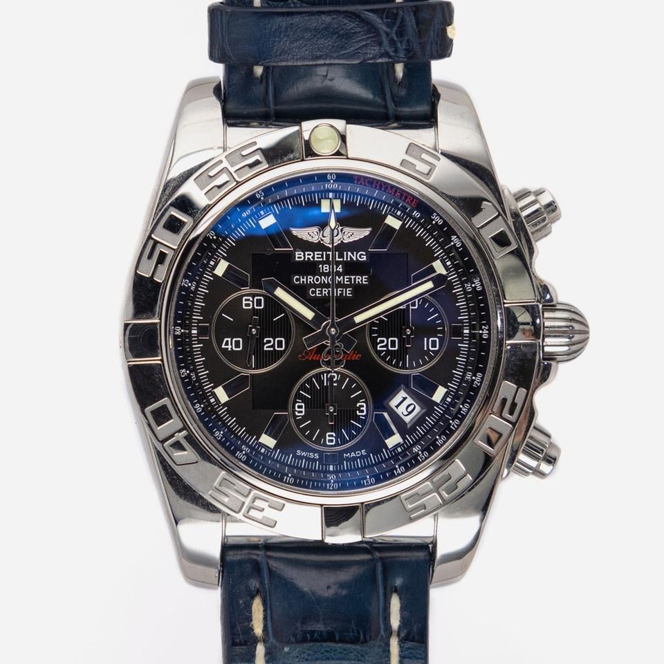 BREITLING AB011012|B967|375A CHRONOMAT 44MM POLISHED STAINLESS STEEL BRAND NEW
