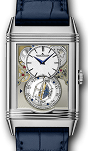 Jaeger-LeCoultre Calibre 179 Reverso Tribute Gyrotourbillon? 3946420 Silver / Skeleton Platinum Leather 51.1 x 31mm Manual-Winding - BRAND NEW