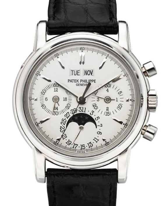 Patek Philippe Chronograph 36 mm 3970EP Platinum Silver