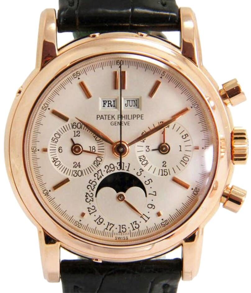 Patek Philippe Chronograph 36 mm 3970ER-015 Rose Gold Silver