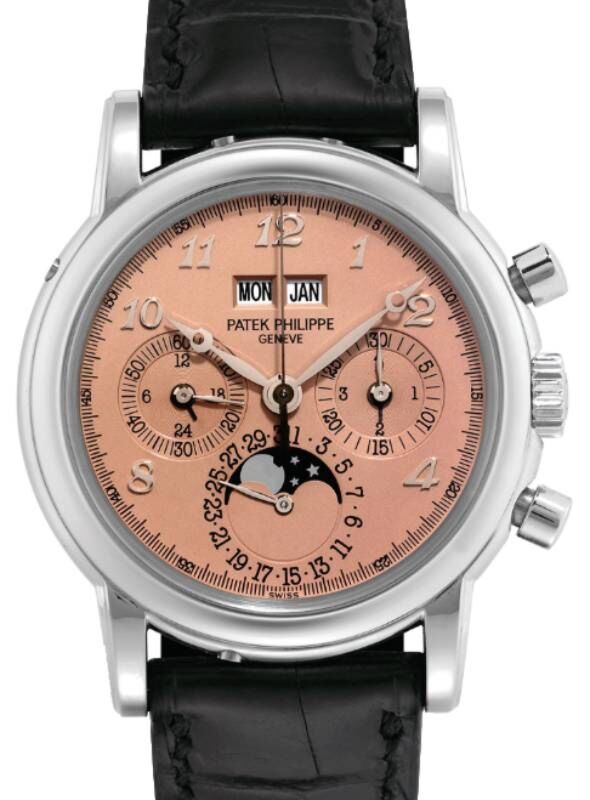Patek Philippe Chronograph 36 mm 3970P Platinum Salmon