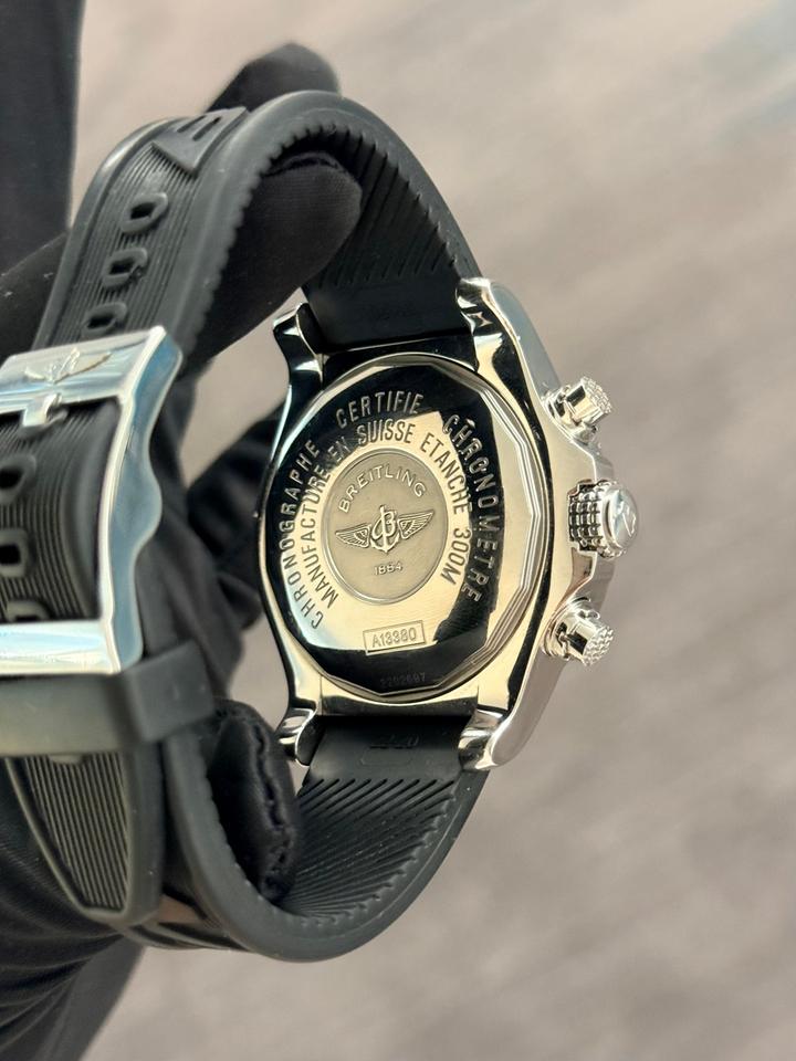 Breitling Avenger Skyland A13380 Black Dial Rubber Strap — 4