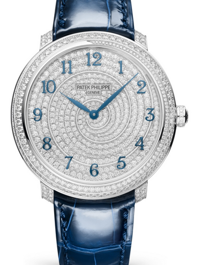 Patek Philippe Calatrava 36.5mm 4978/400G-001 White Gold/Diamonds Diamond Pave