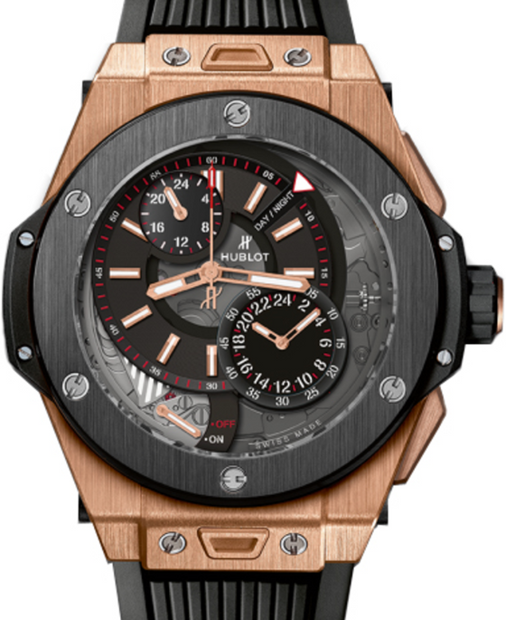 Hublot Big Bang Alarm Repeater Rose Gold/ Black Ceramic 45mm 403.OM.0123.RX