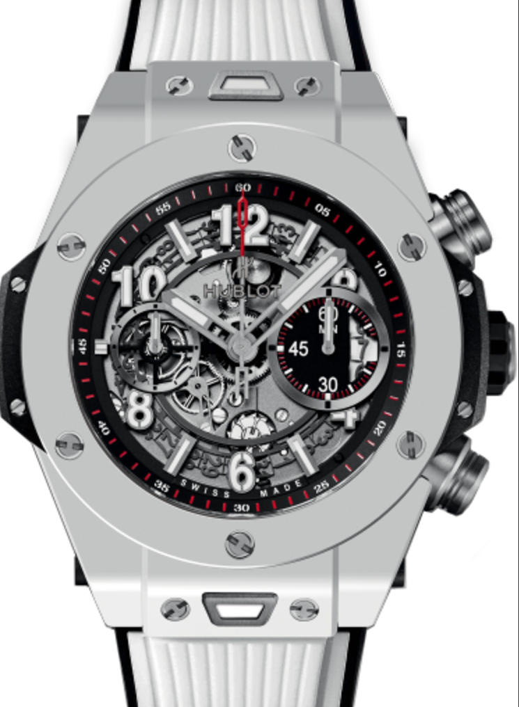 Hublot Big Bang Unico 411.HX.1170.RX Skeleton Arabic White Ceramic Case & Rubber 45mm BRAND NEW