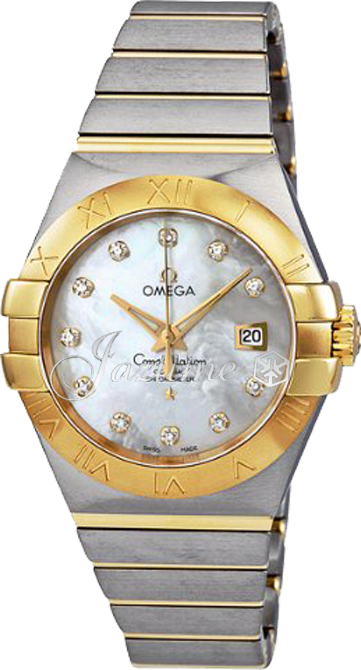 OMEGA 123.20.31.20.55.002 CONSTELLATION CO-AXIAL 31mm STEEL AND YELLOW GOLD - BRAND NEW