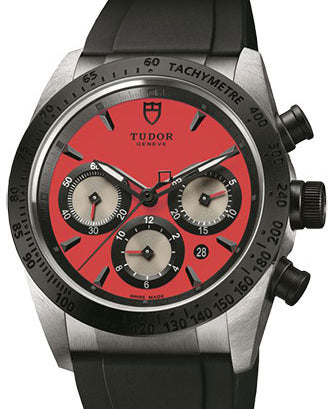 Tudor Fastrider Chronograph 42010N-Red Red Index Stainless Steel & Rubber 42mm BRAND NEW