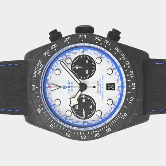 Tudor Black Bay Chrono "Carbon 25" White Dial 42mm m79377kn-0001
