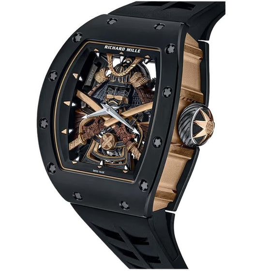 Richard Mille Manual Winding Tourbillon "Samurai" Carbon TPT/Yellow Gold RM 47 - BRAND NEW