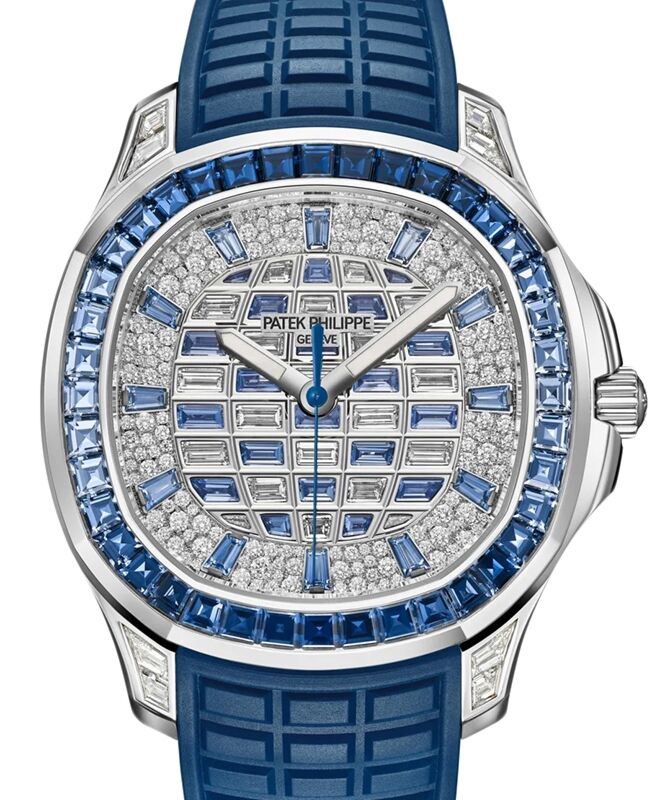 Patek Philippe Aquanaut 38 mm 5268/461G-001 White Gold Diamond Pave