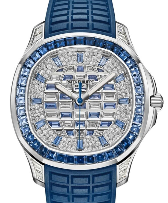 Patek Philippe Aquanaut 38 mm 5268/461G-001 White Gold Diamond Pave