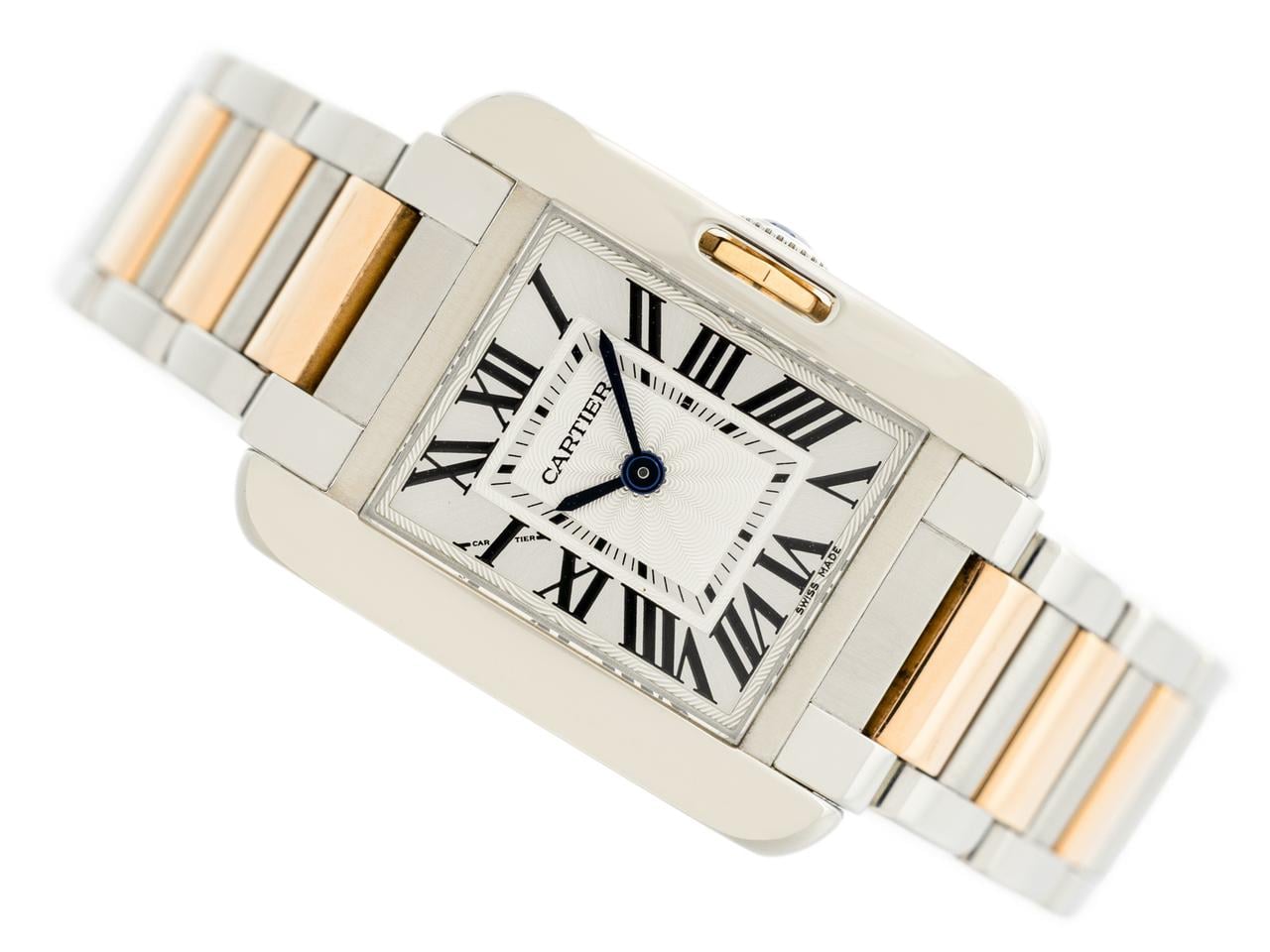CARTIER W5310046 TANK ANGLAISE GOLD, STEEL BRAND NEW