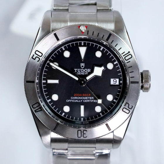 Tudor Heritage Black Bay 79730 Stainless Steel Black Luminous Dial & Steel Bracelet - PRE-OWNED