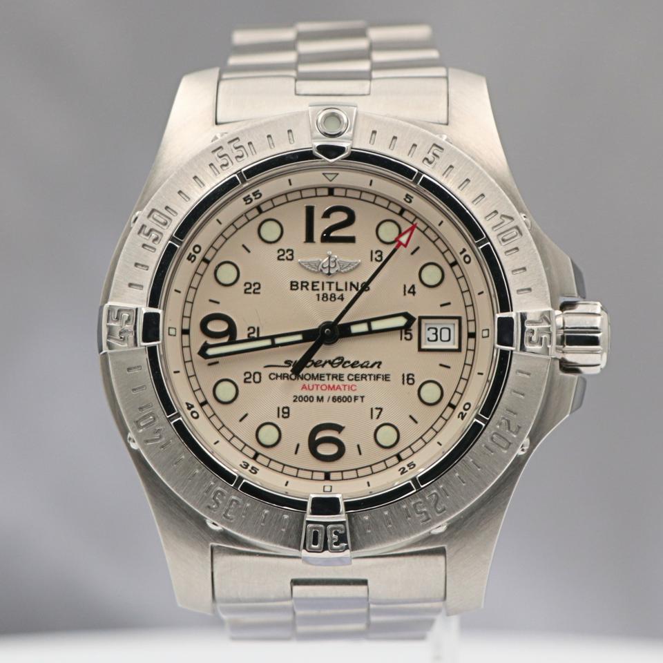 Breitling Steelfish A17390 44mm White Stainless Steel Pro II