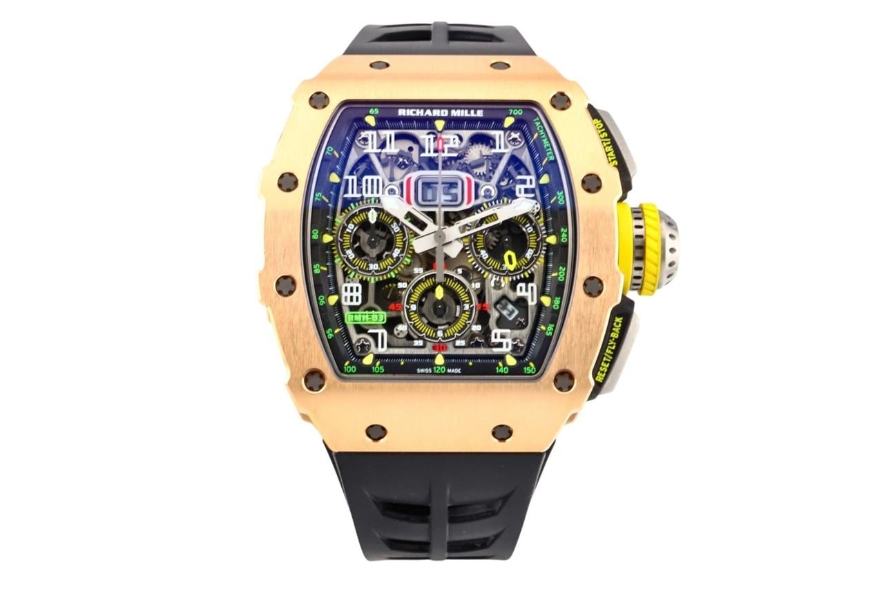 Richard Mille Flyback Chronograph "Le Mans" Rose Gold/Titanium RM 011
