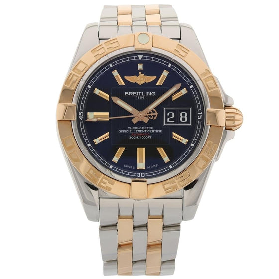 BREITLING C49350L2|BA09|366C GALACTIC 41 41mm STAINLESS STEEL AND GOLD BRAND NEW