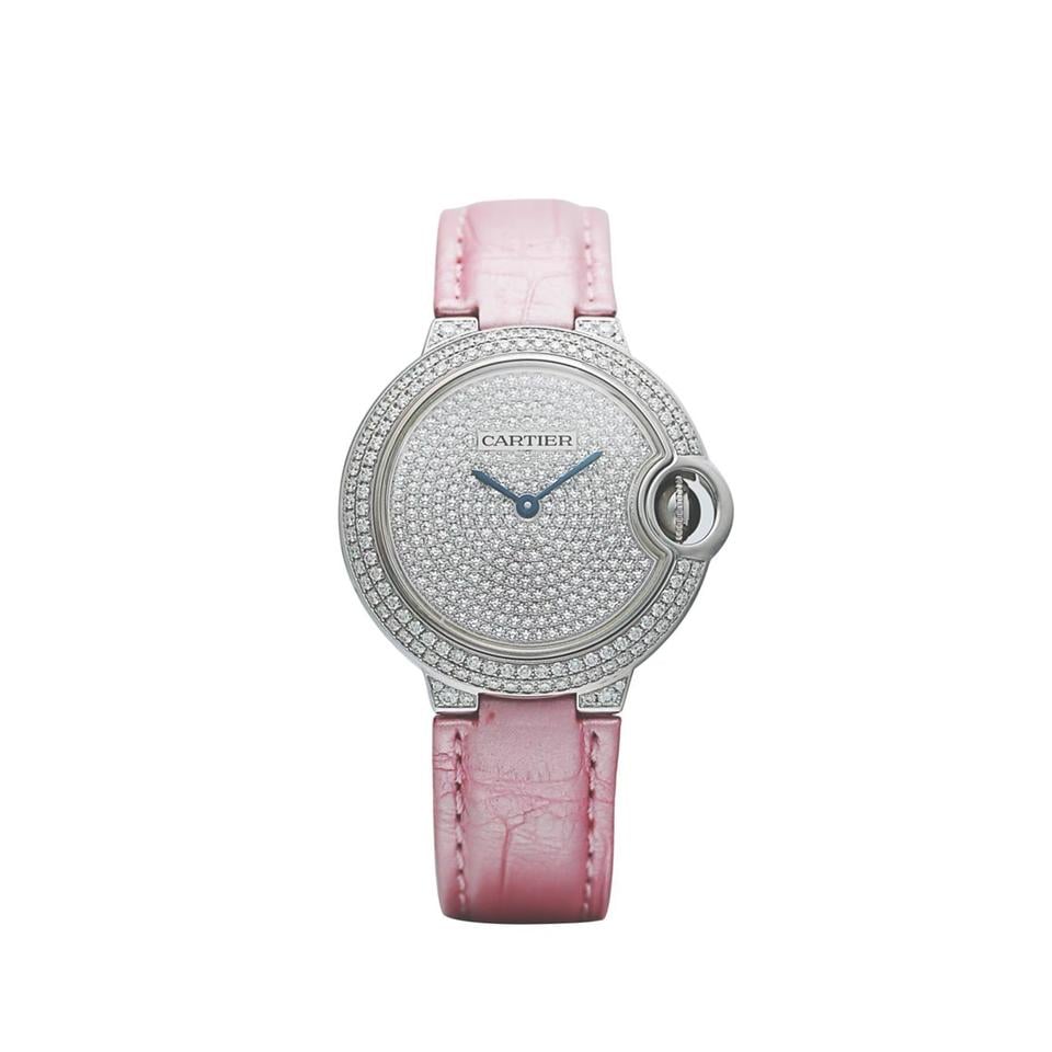CARTIER WE902047 BALLON BLUE DE 33mm WHITE GOLD BRAND NEW
